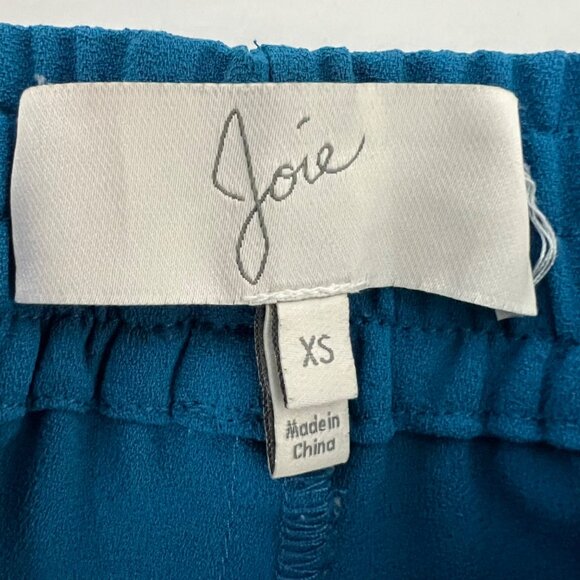 Joie Womens Mariner B Blue Crepe Track Pants Joggers Pull On Tapered size XS - Picture 8 of 11